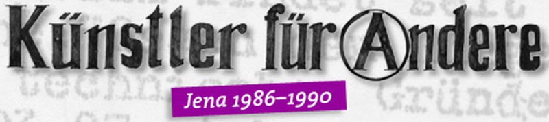 Logo Künstler für Andere Jena 1986-1990